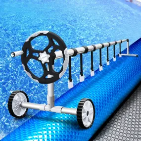 Adjustable Aluminium Pool Roller 8x4.2m Cover Set Aquabuddy