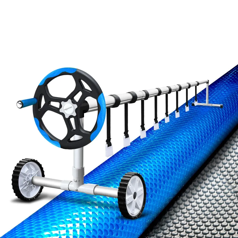 Adjustable Aluminium Pool Roller & Cover 6.5x3m - Aquabuddy