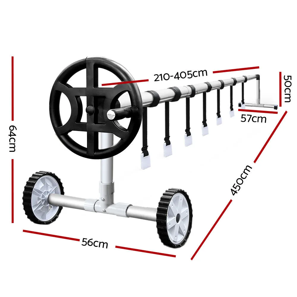 Adjustable Aluminium Pool Roller with 500 Micron Cover - Aquabuddy