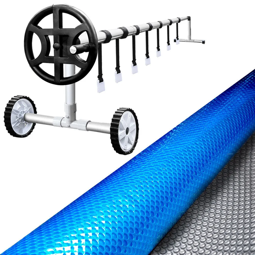 Adjustable Aluminium Pool Roller with 500 Micron Cover - Aquabuddy