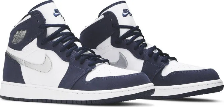 Air Jordan 1 Retro High coP GS Midnight Navy 2020, blue