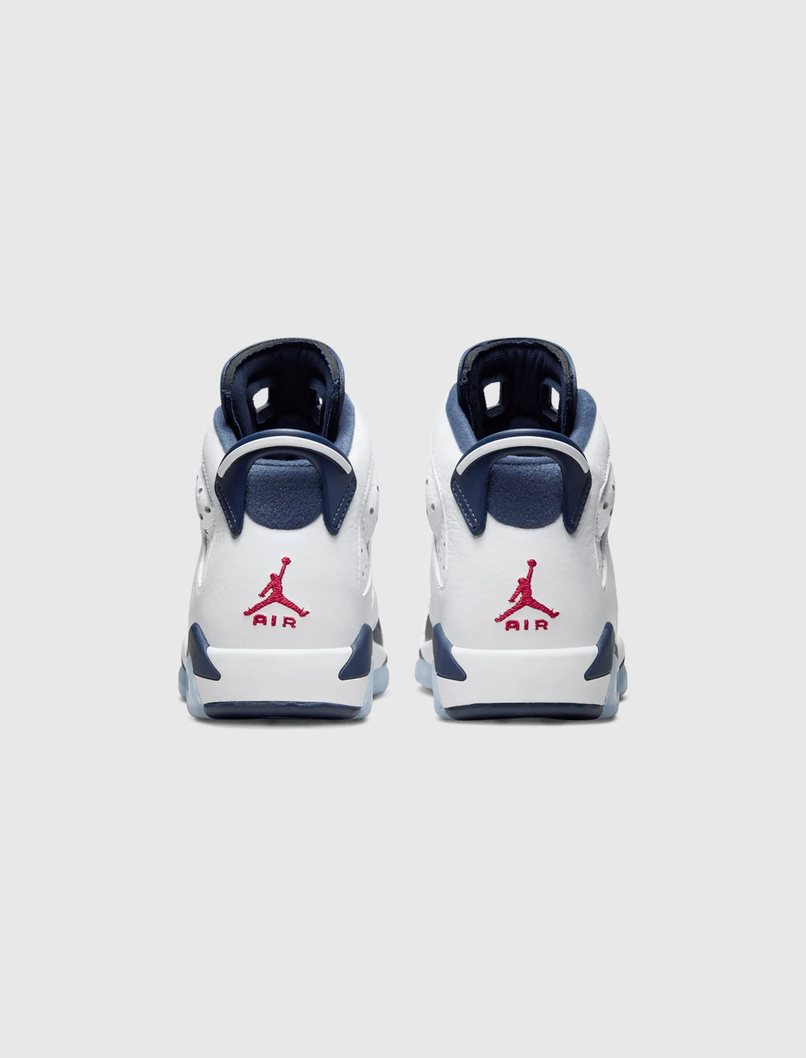 AIR JORDAN 6 RETRO "WHITE/VARSITY RED/MIDNIGHT NAVY" GS