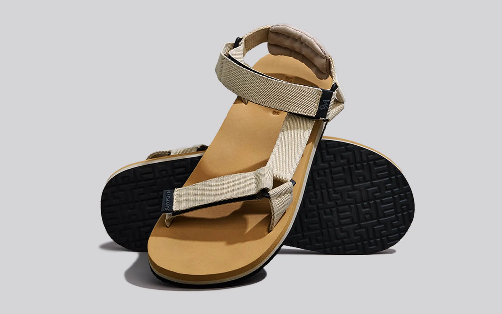 Airy Strap Sandals : Tan-Beige