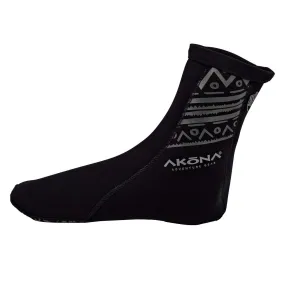 Akona 2mm Tall Socks with Printed Traction Sole