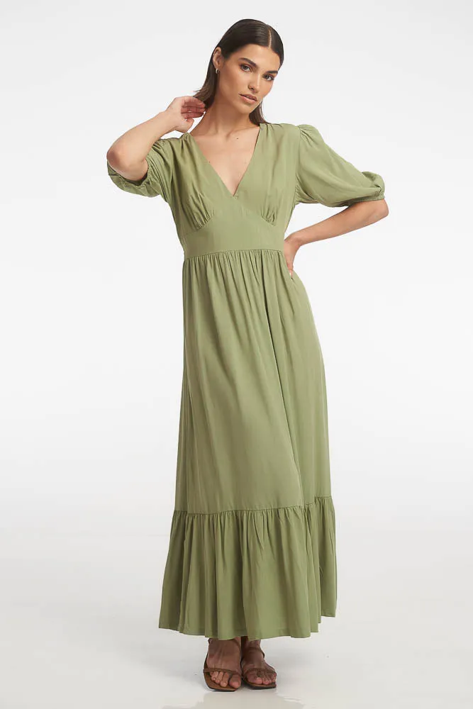 Allana Maxi Dress / Moss