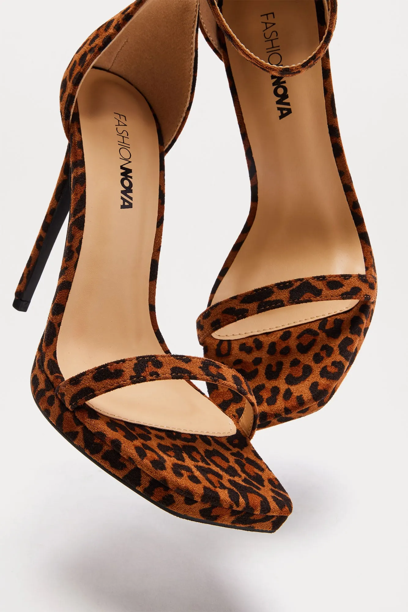 Always On My Mind Heeled Sandals - Leopard