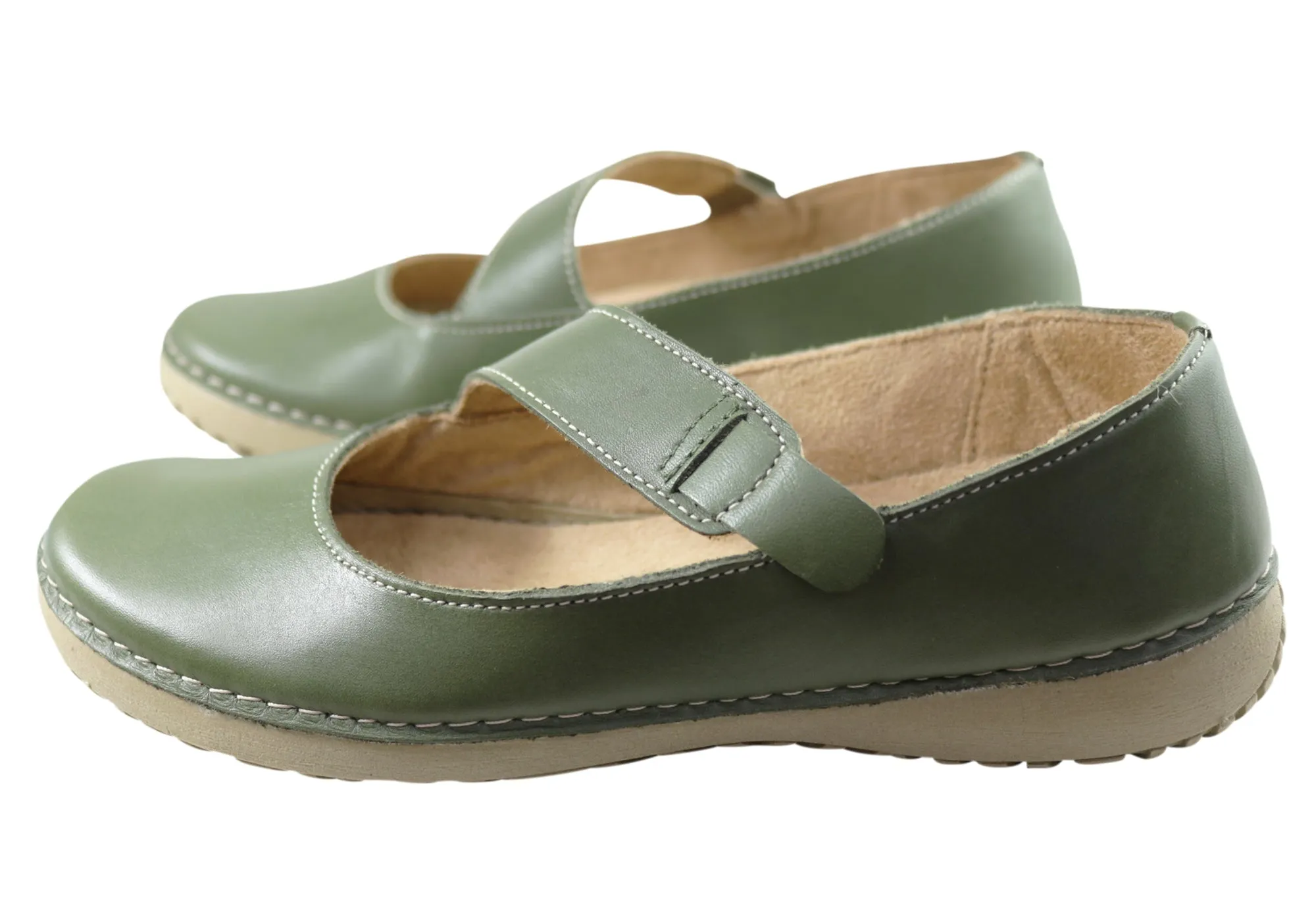 Andacco Oatley Womens Comfortable Leather Shoes Made In Brazil