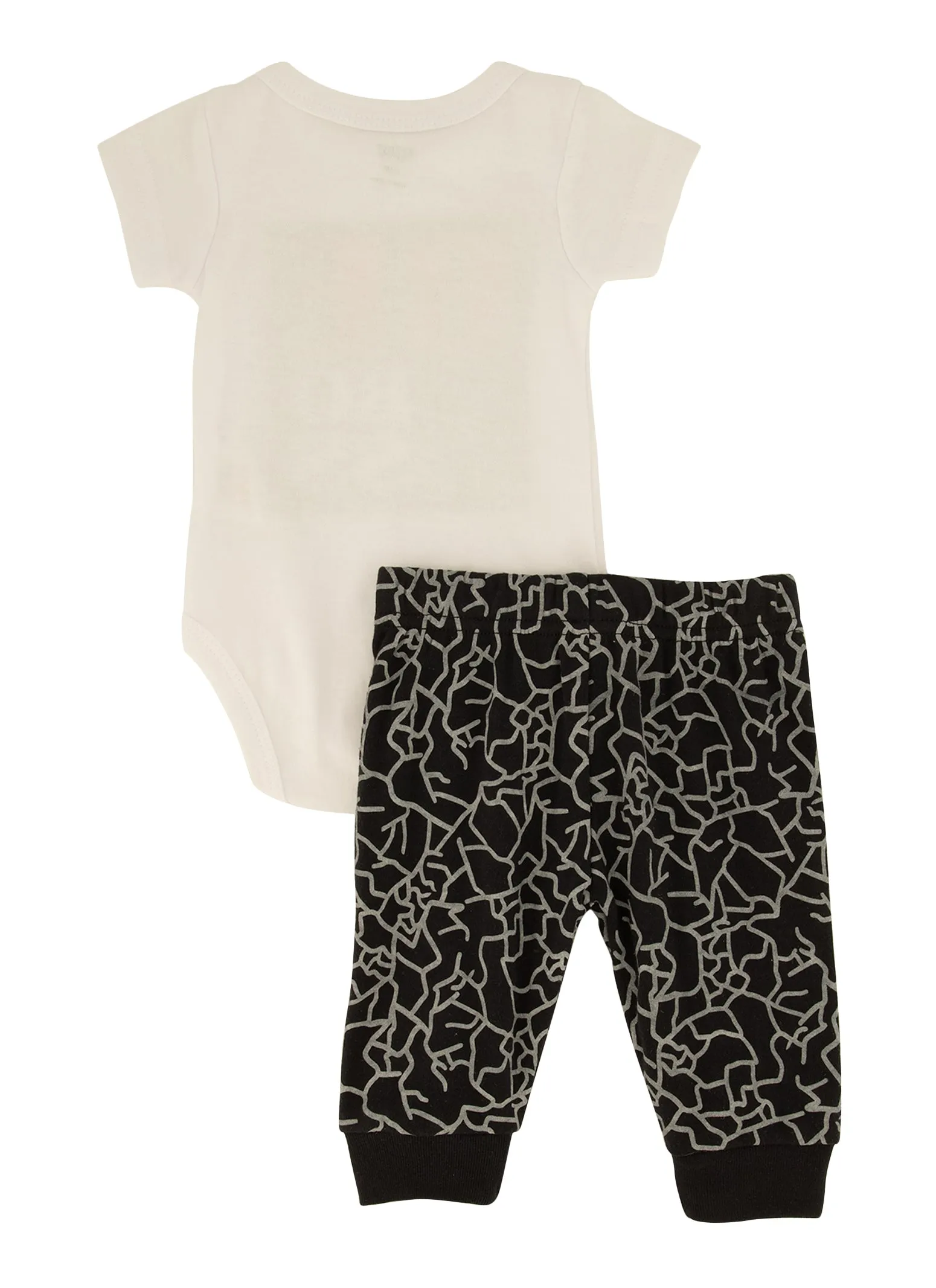 Baby Boys 0-9M Be A Boss Graphic Bodysuit and Joggers with Sneakers