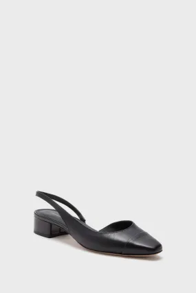 Black Cecile Sling Back Flats