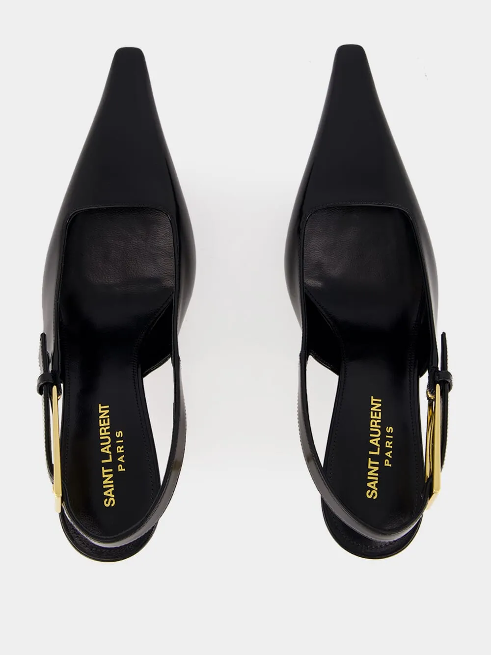 Black Lee Slingback Pumps