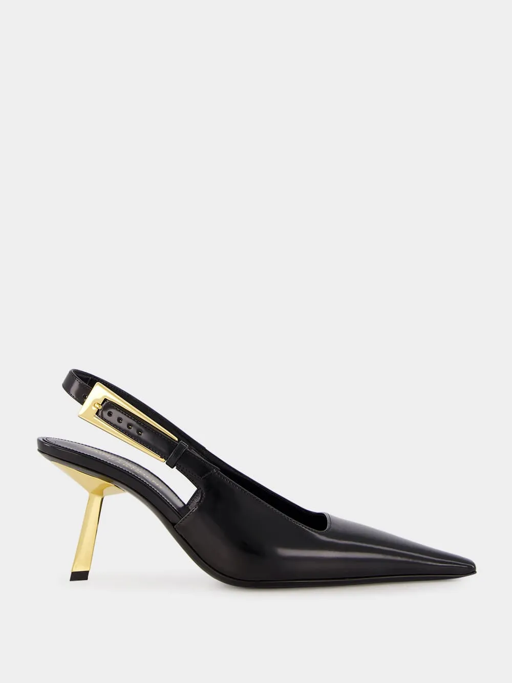 Black Lee Slingback Pumps