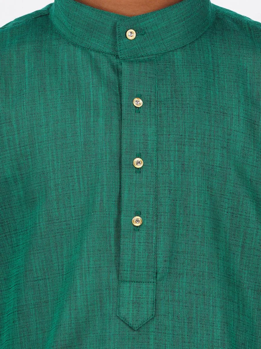 Boys Kurta Pyjama Set British Green