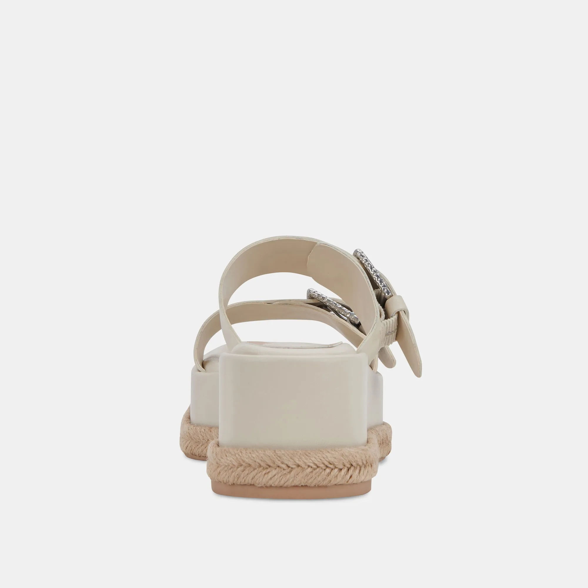 CANYON SANDALS IVORY LEATHER - re:vita