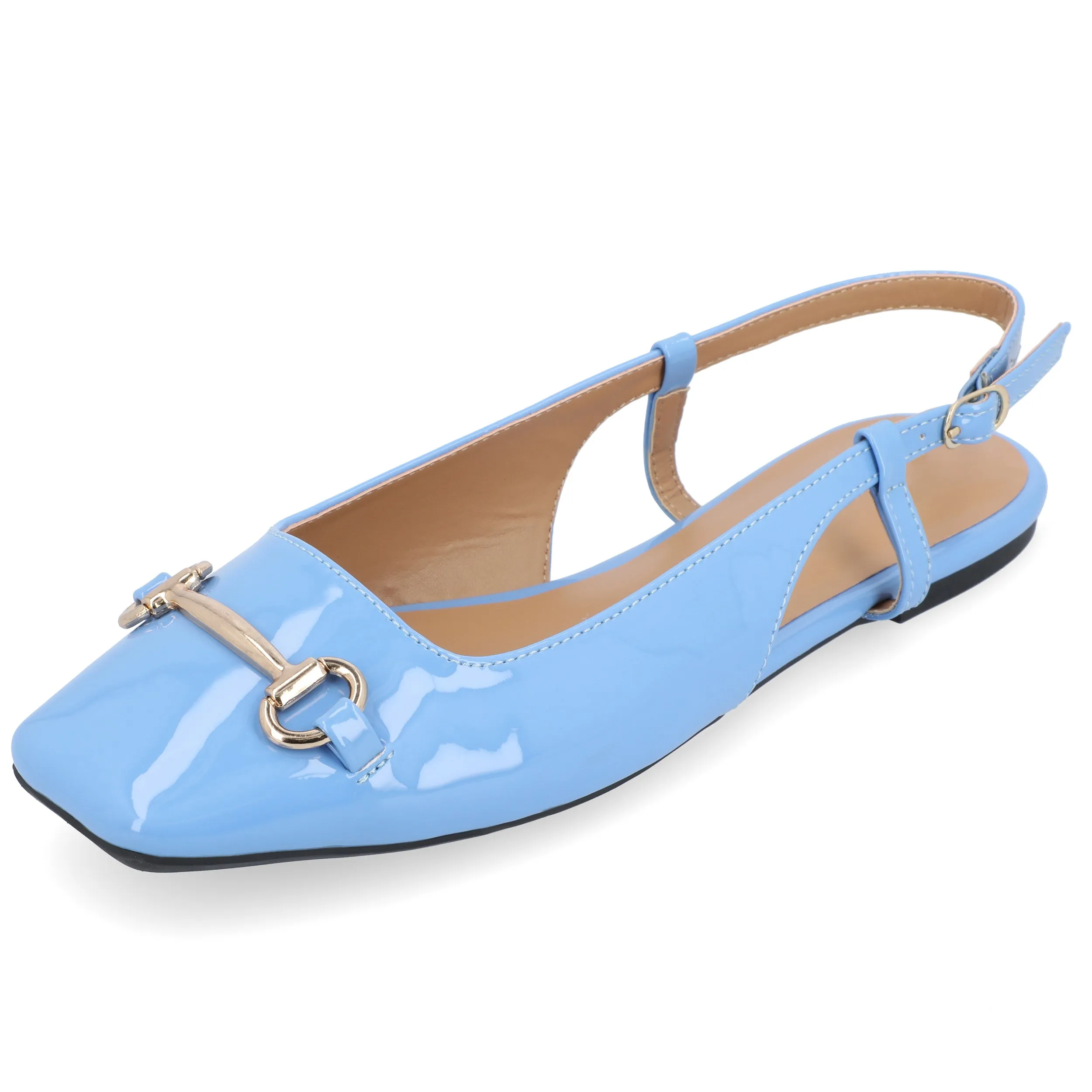 CEECY SQUARE TOE FLAT IN PATENT