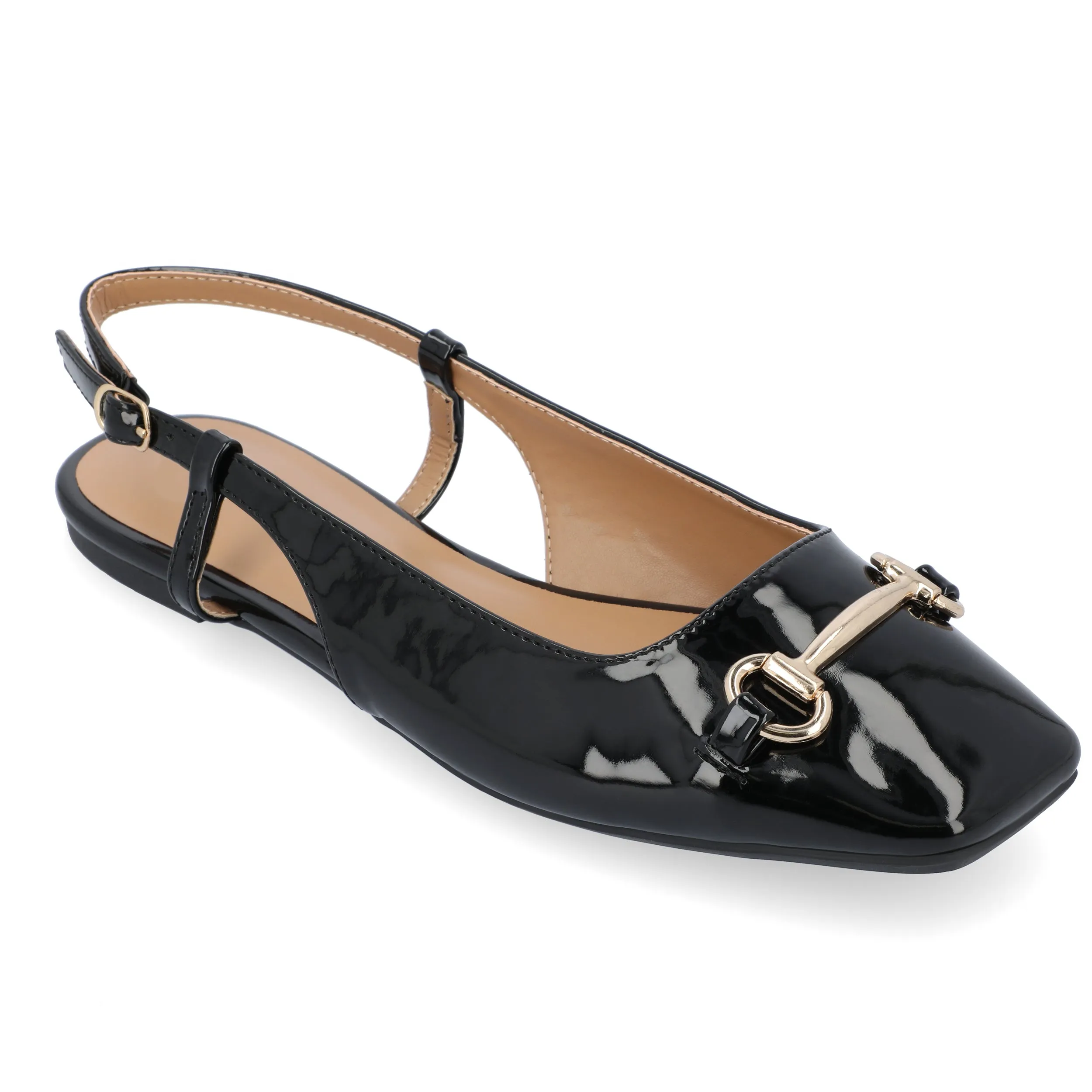 CEECY SQUARE TOE FLAT IN PATENT