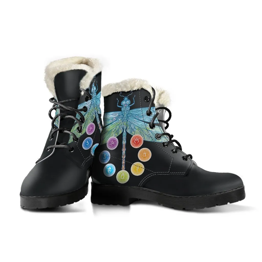 Chakra And Dragonfly Boots