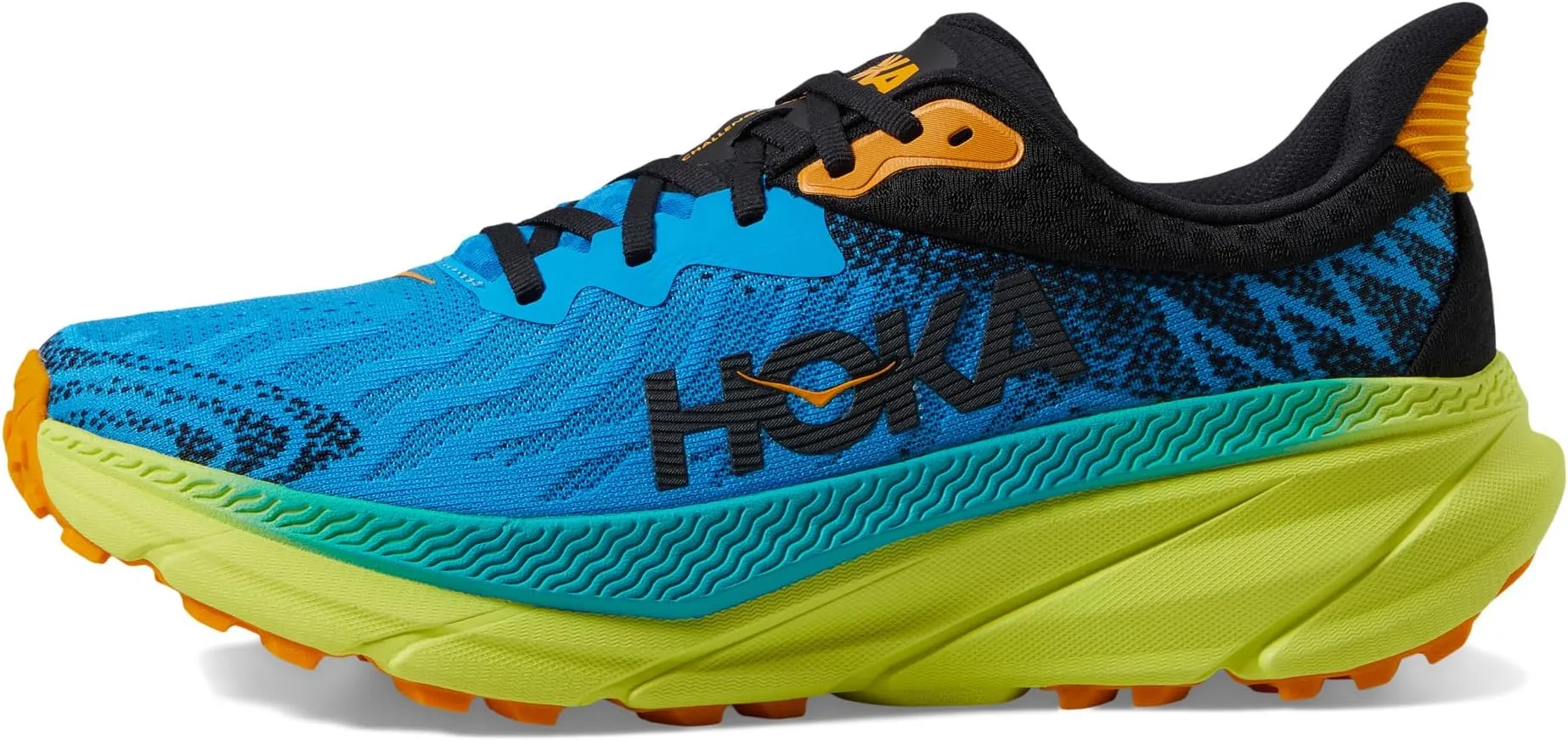 Challenger 7 Hoka Sneakers in Diva Blue/Evening Primrose