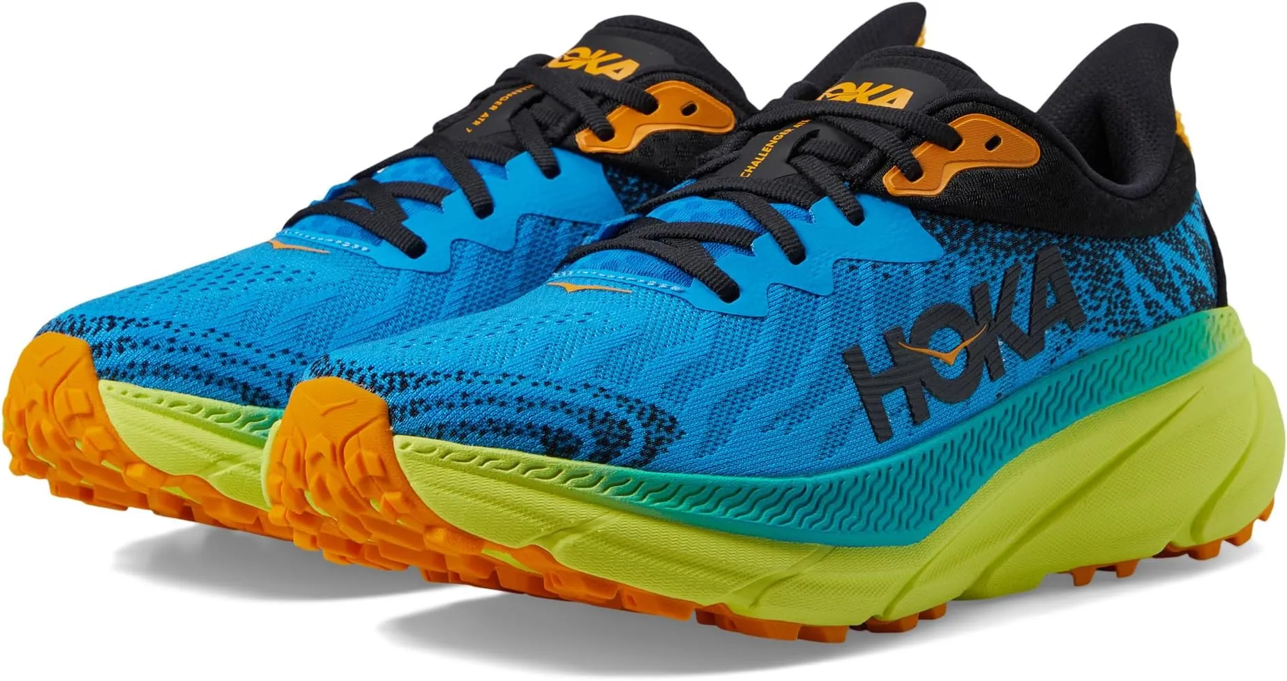 Challenger 7 Hoka Sneakers in Diva Blue/Evening Primrose