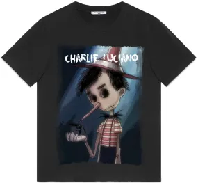 Charlie Luciano Pinocchio T-Shirt Black