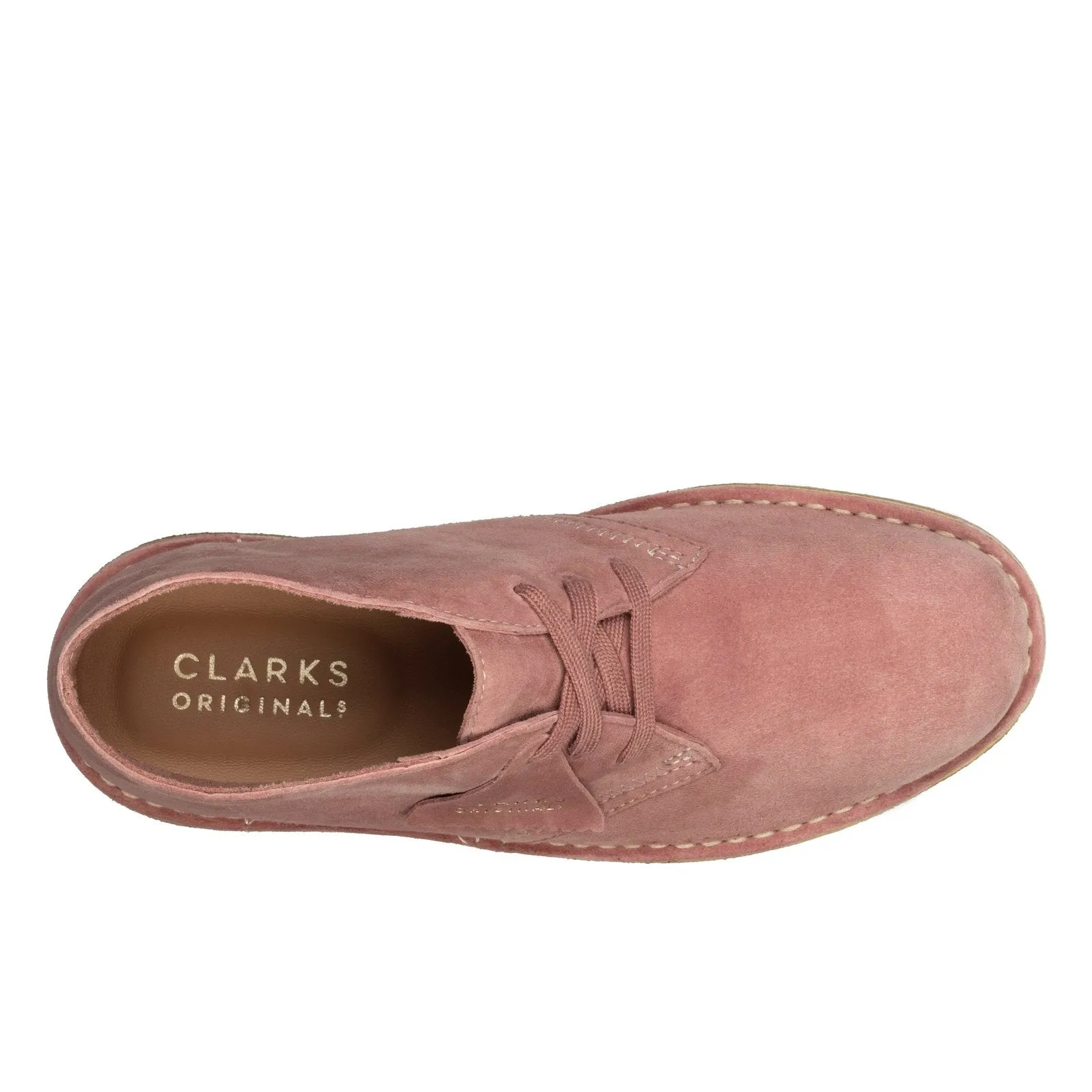 Clarks Originals Desert Coal Boots Women's Dusty Pink Suede 26163251