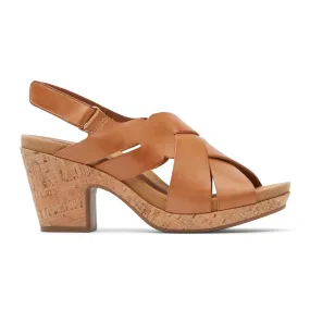 Cobb Hill Alleah Sling Sandal (Women) - Honey Leather