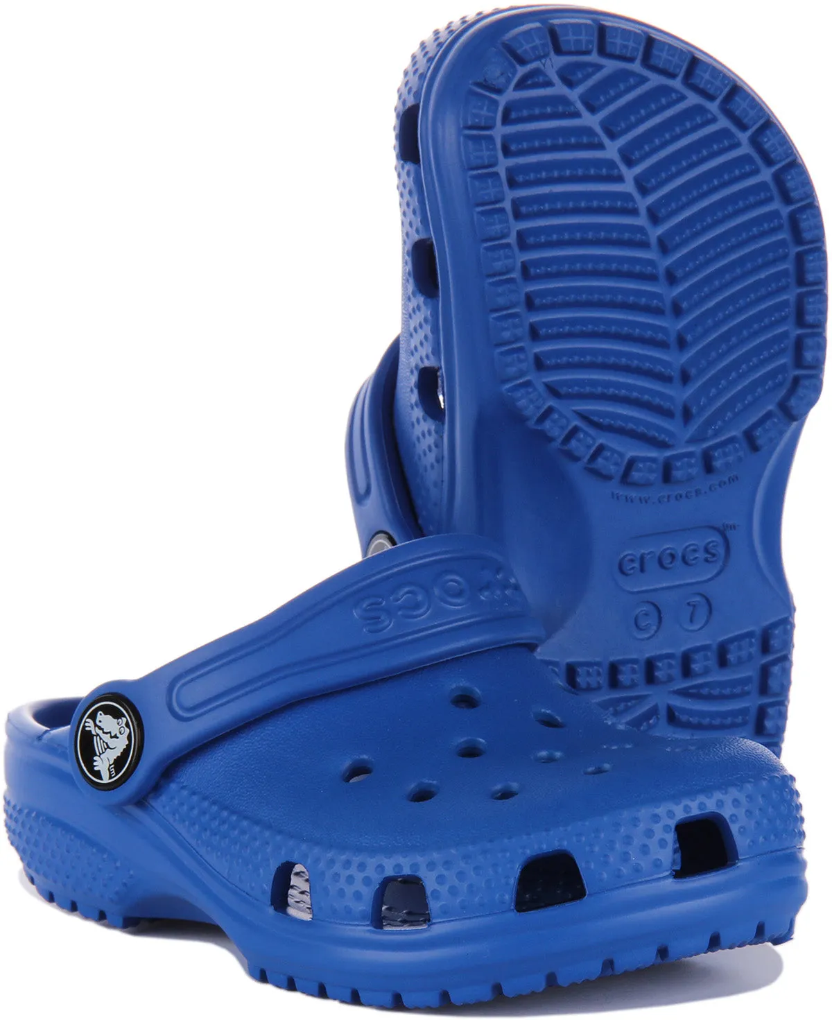 Crocs Classic Toddler Clog In Blue