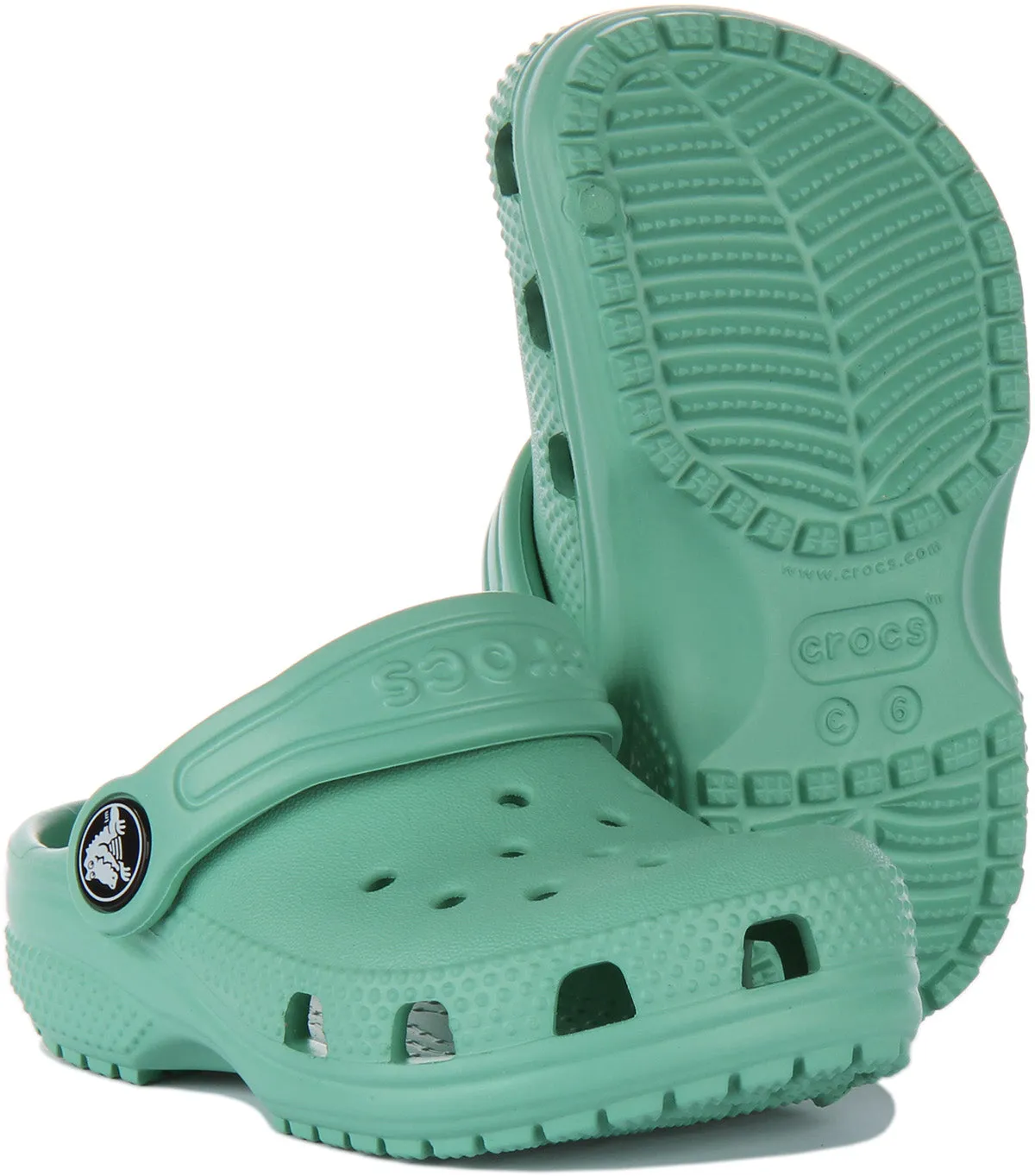 Crocs Classic Toddler Clog In Mint