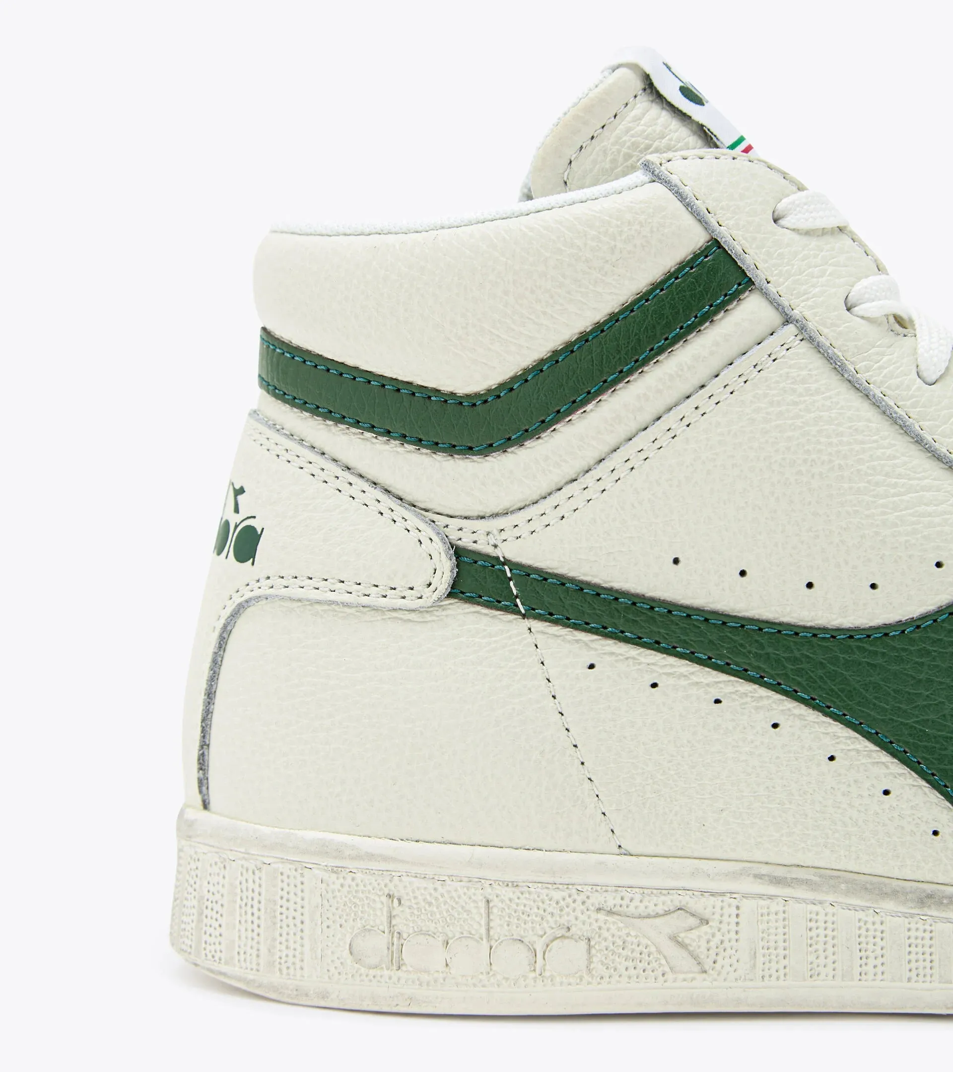 DIADORA | SNEAKERS HOMBRE | GAME L HIGH WAXED SUEDE POP WHITE/FERN | BLANCO