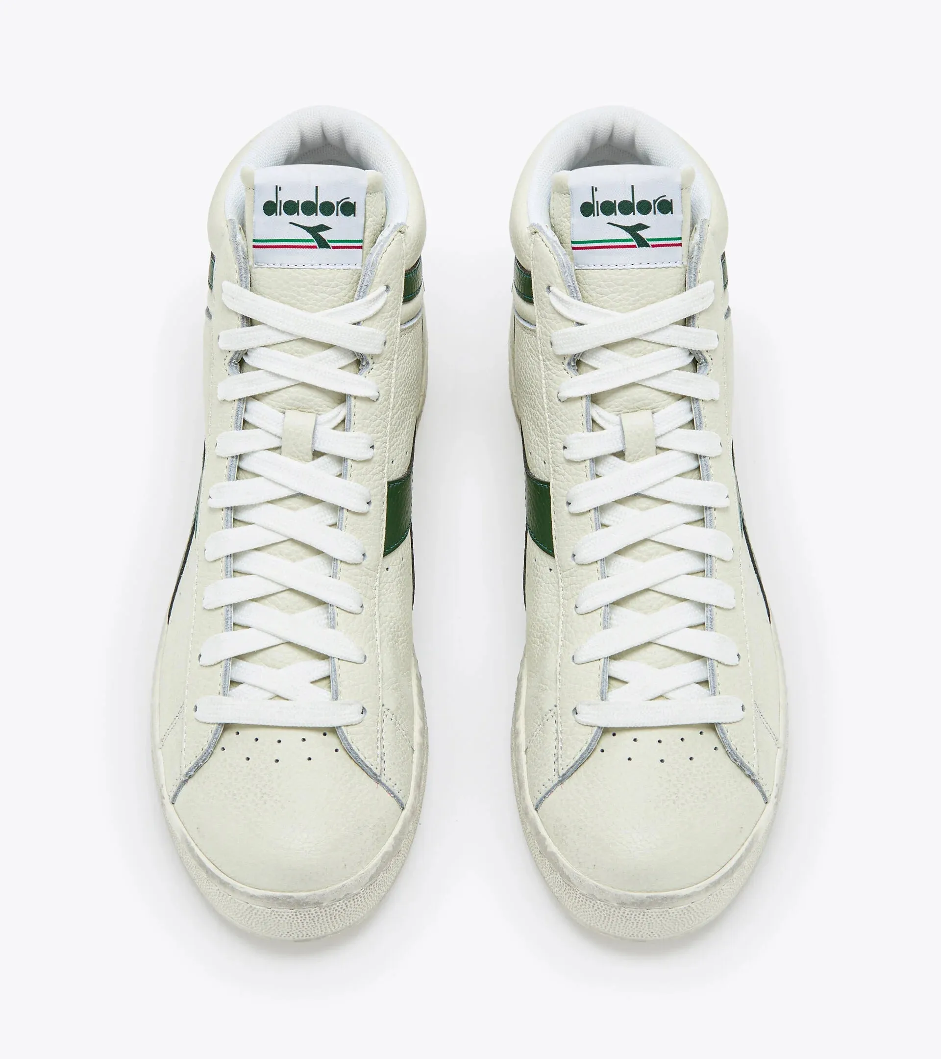 DIADORA | SNEAKERS HOMBRE | GAME L HIGH WAXED SUEDE POP WHITE/FERN | BLANCO