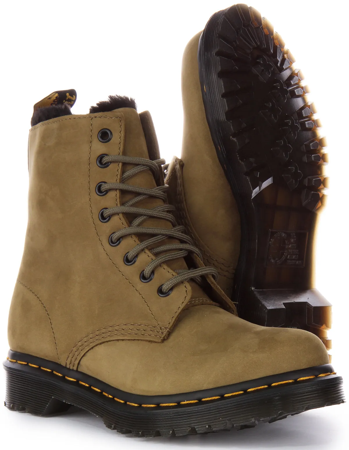 Dr Martens 1460 Serena In Olivegreen