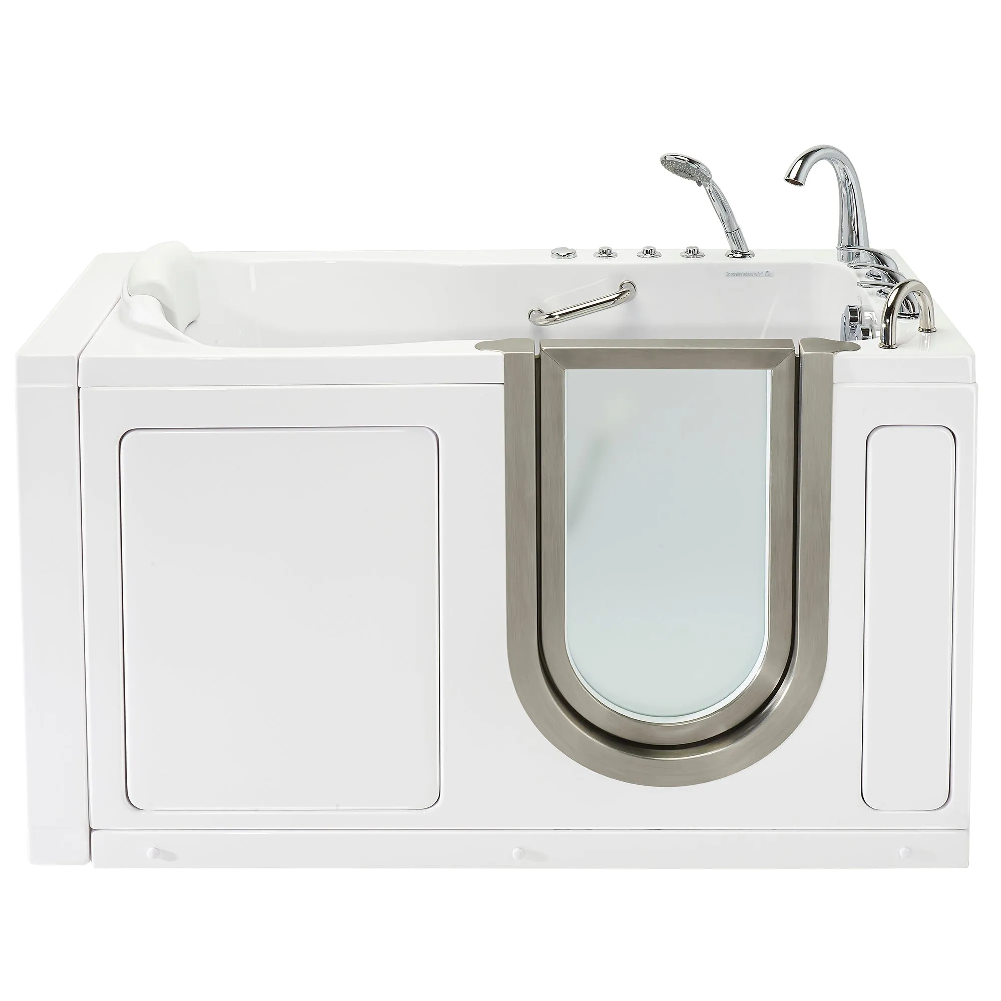 Ella's Bubbles Deluxe Walk-In Tub (29.5″W x 55″L) with Acrylic Inward Swinging Door.