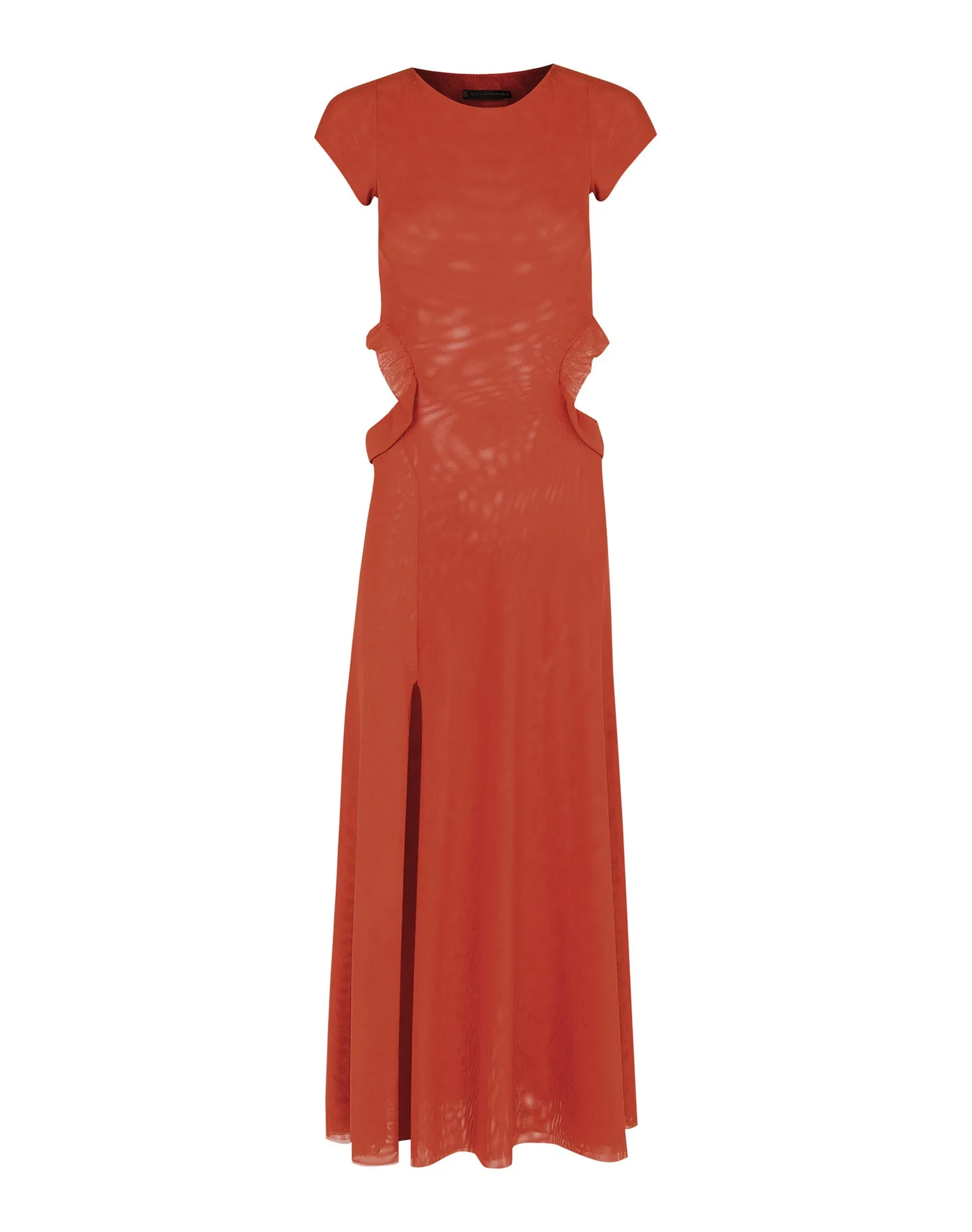 Evie Long Dress (exchange only) - Grapefruit