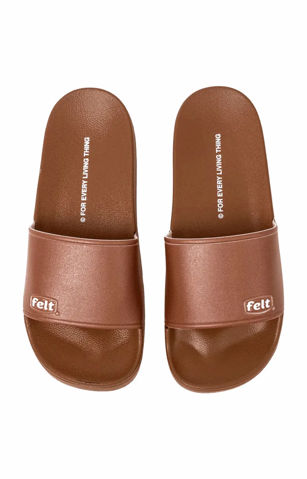 Felt Eco-Friendly Work Slides - Clay Brown