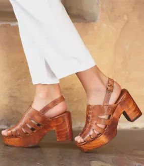 Fontella Tan Rustic Shoes