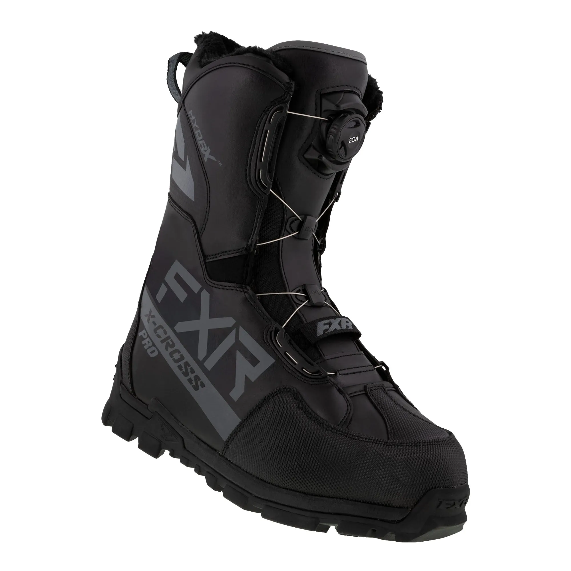 FXR X-Cross Pro BOA Snowmobile Boots Black/White