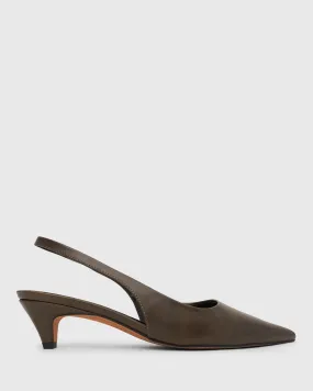 GAEA Pointed Toe Slingback Pumps