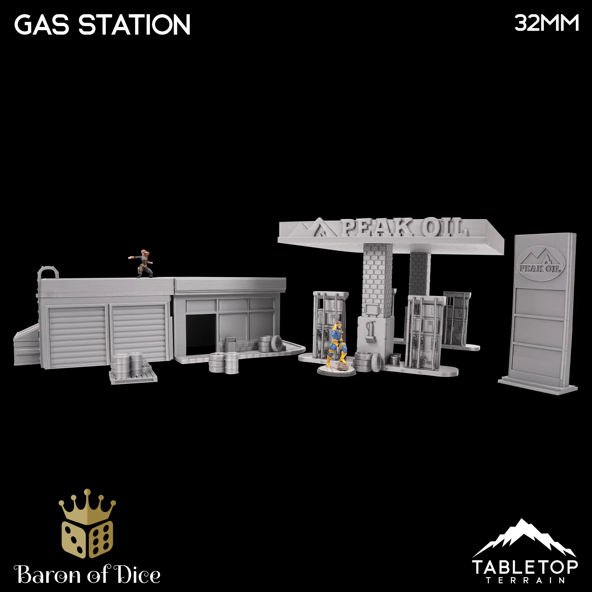 Gas Station - Marvel Crisis Protocol Building