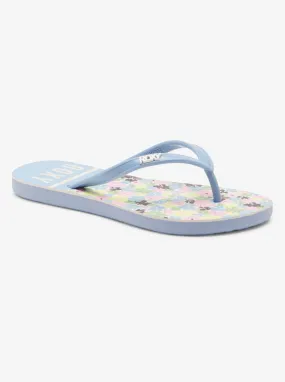 Girls 4-16 Viva Stamp Sandals - Blue/Pink