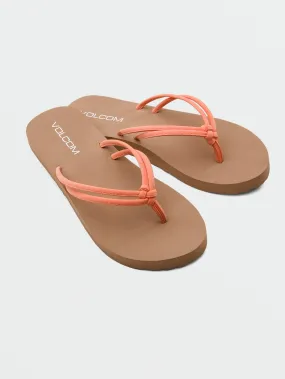 Girls Forever And Ever Sandals - Papaya