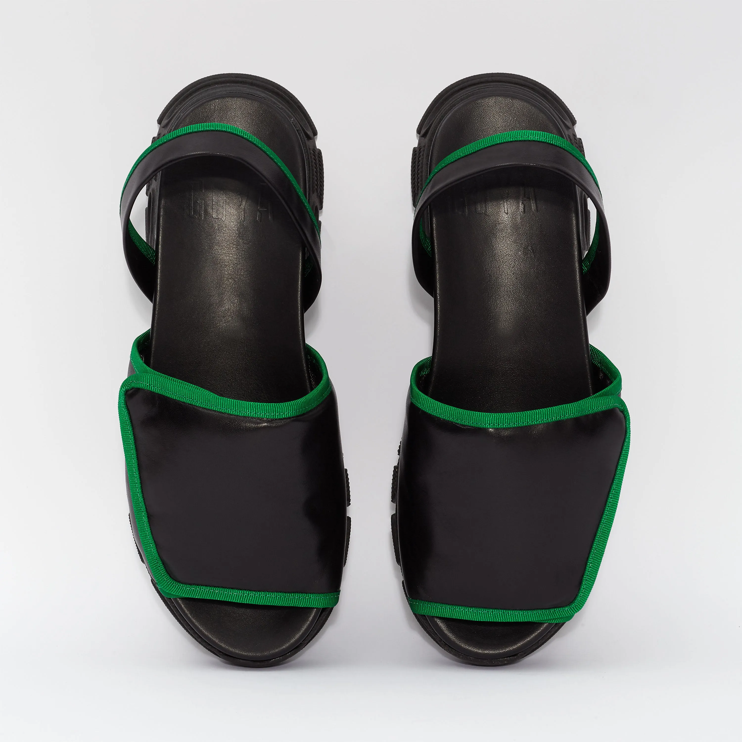 GOYA Black Velcro Sporty Sandal