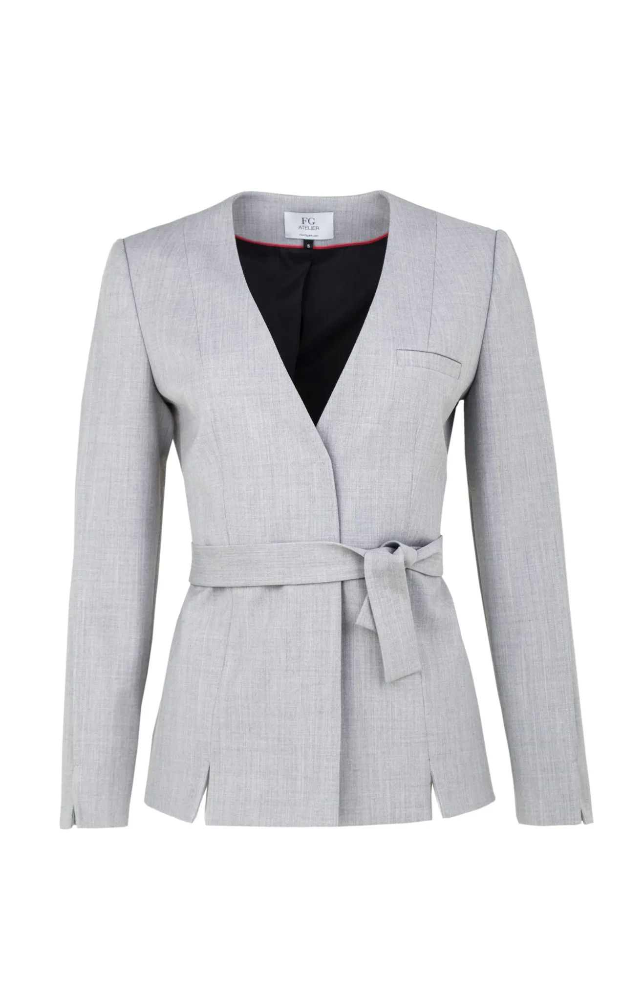 Grey Stretch Wool Suit