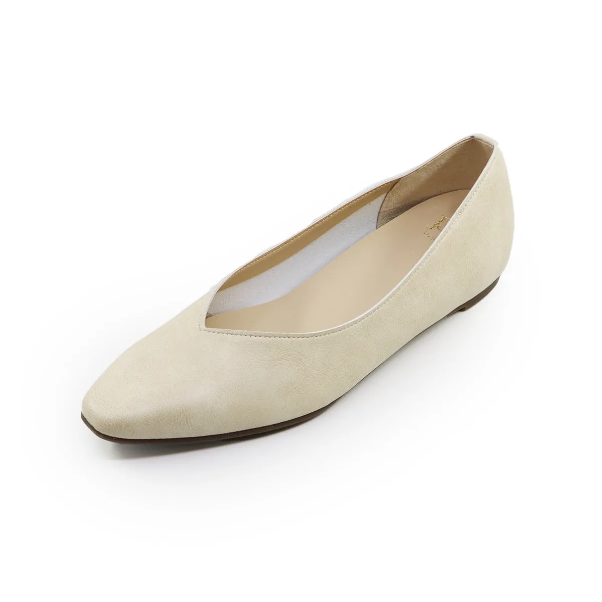 Haruna Beige Hidden Heels Rain Pumps