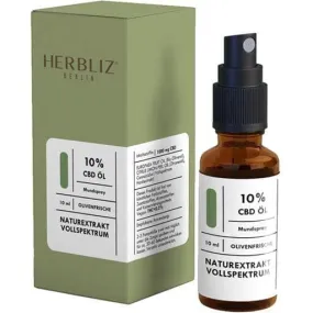 HERBLIZ CBD mouth spray 10% olive freshness 10 ml