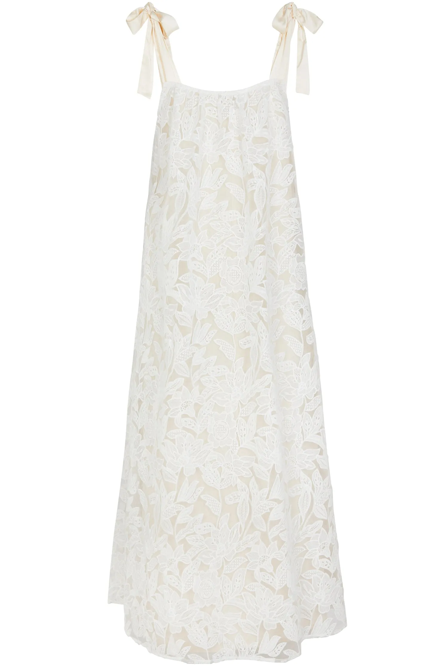 Ivory Isadora Lace Maxi Dress