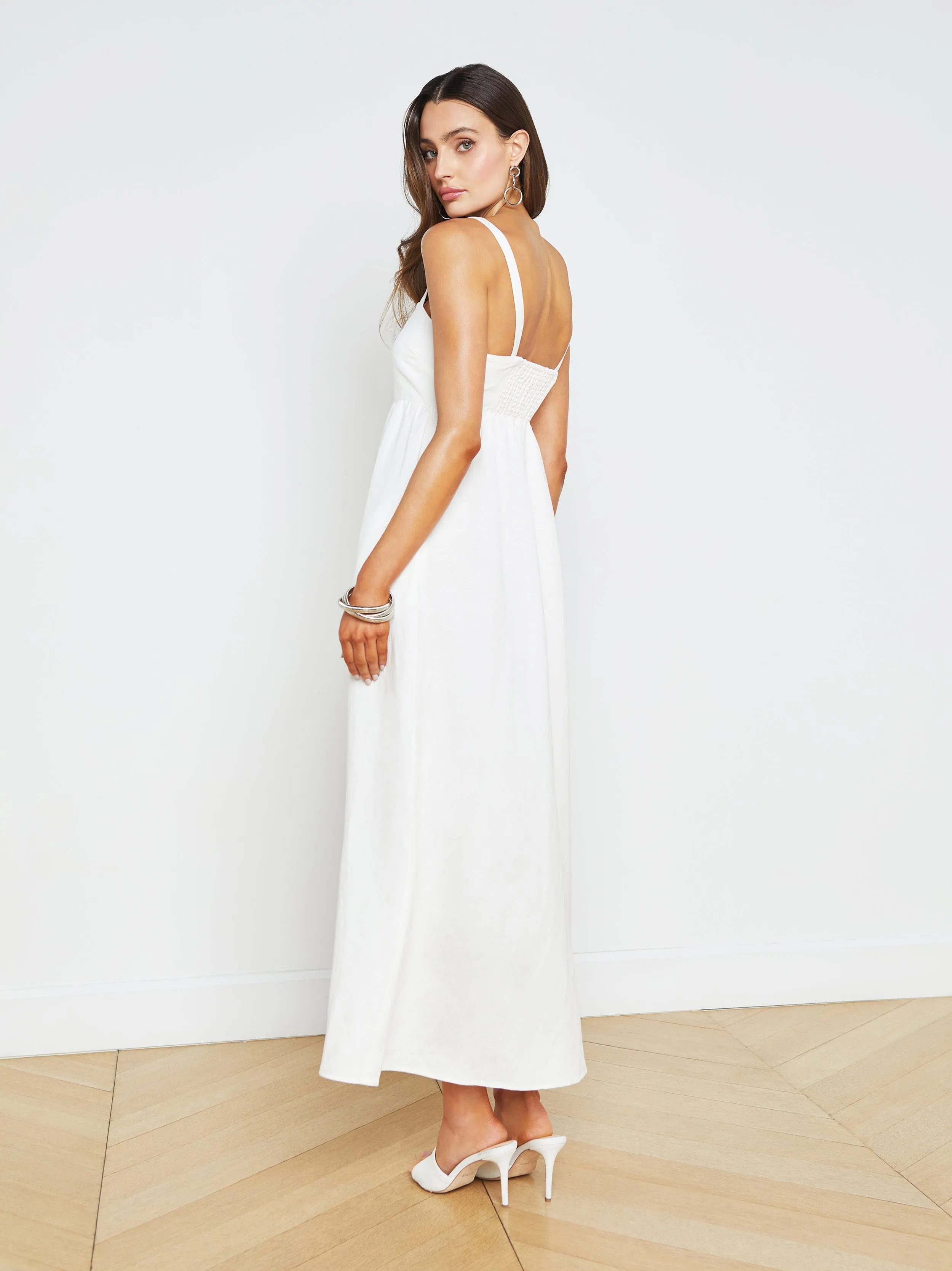 Jessamy Linen-Blend Maxi Dress