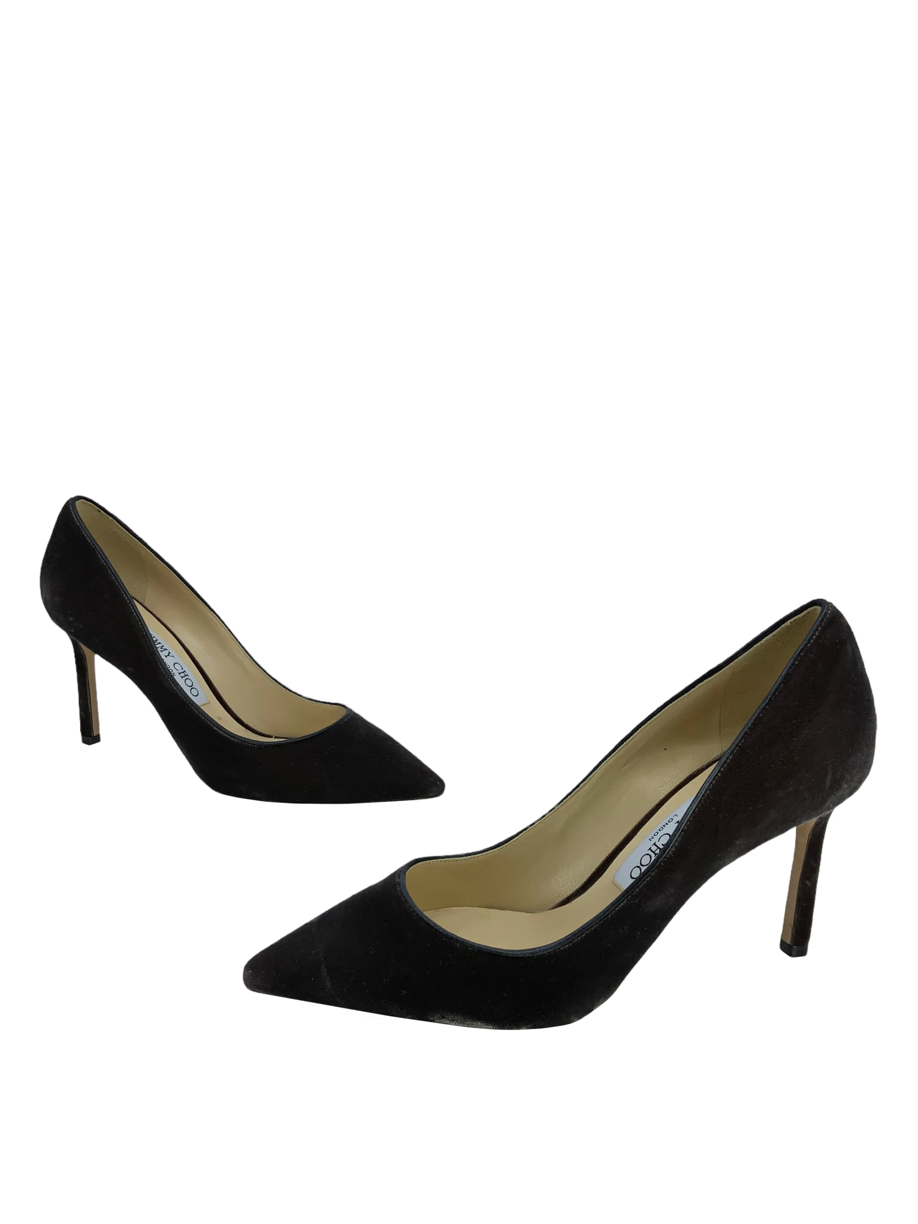 Jimmy Choo Romy Velvet Pumps Size 8.5