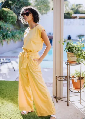 jumpsuit in marigold