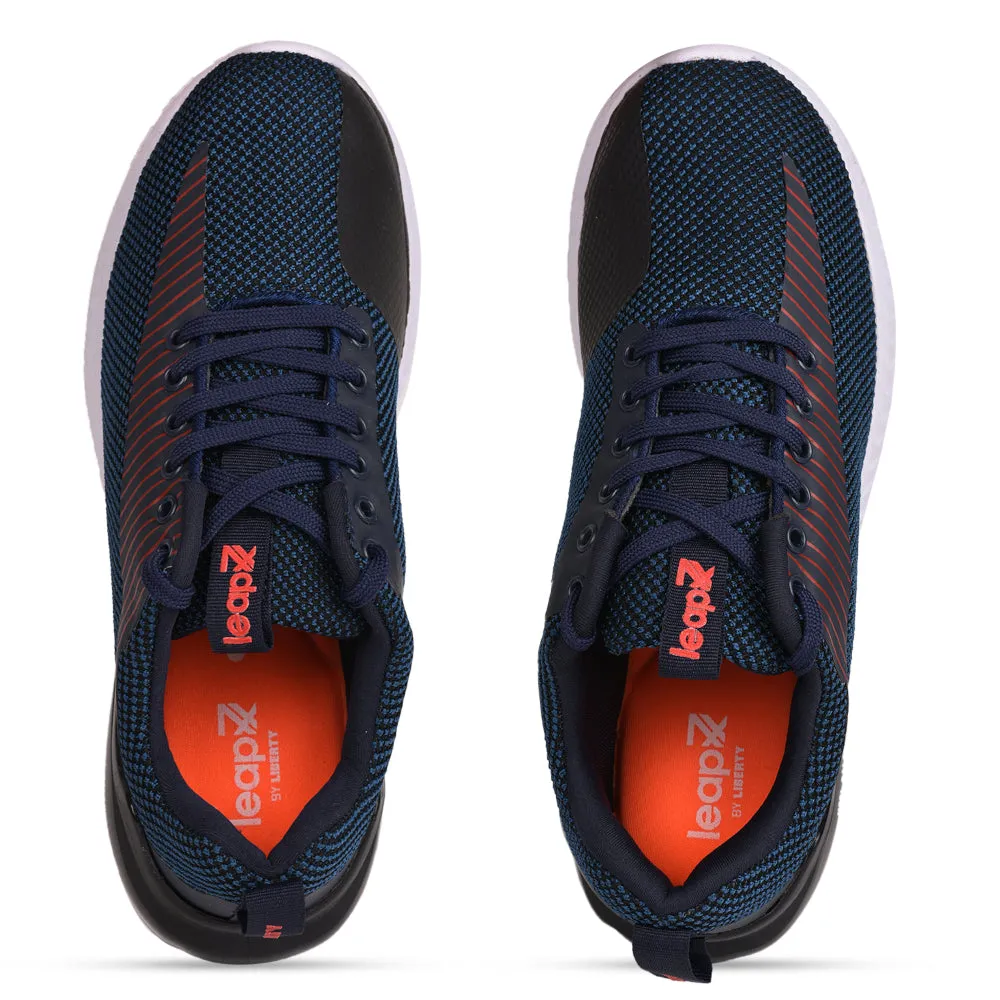 Leap7x Lacing Navy Blue Casual Shoes For Men PANTHER By Liberty