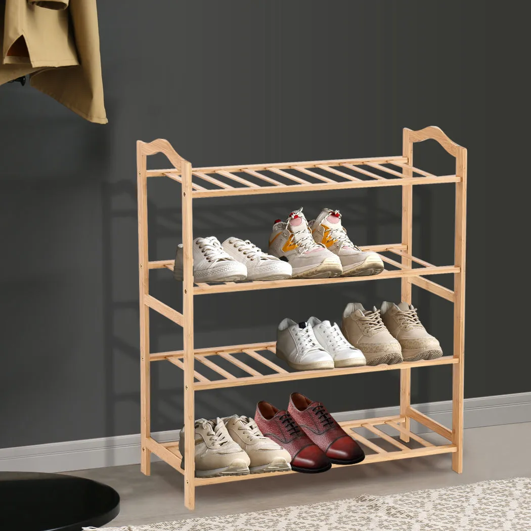 Levede Bamboo Shoe Rack Storage Wooden