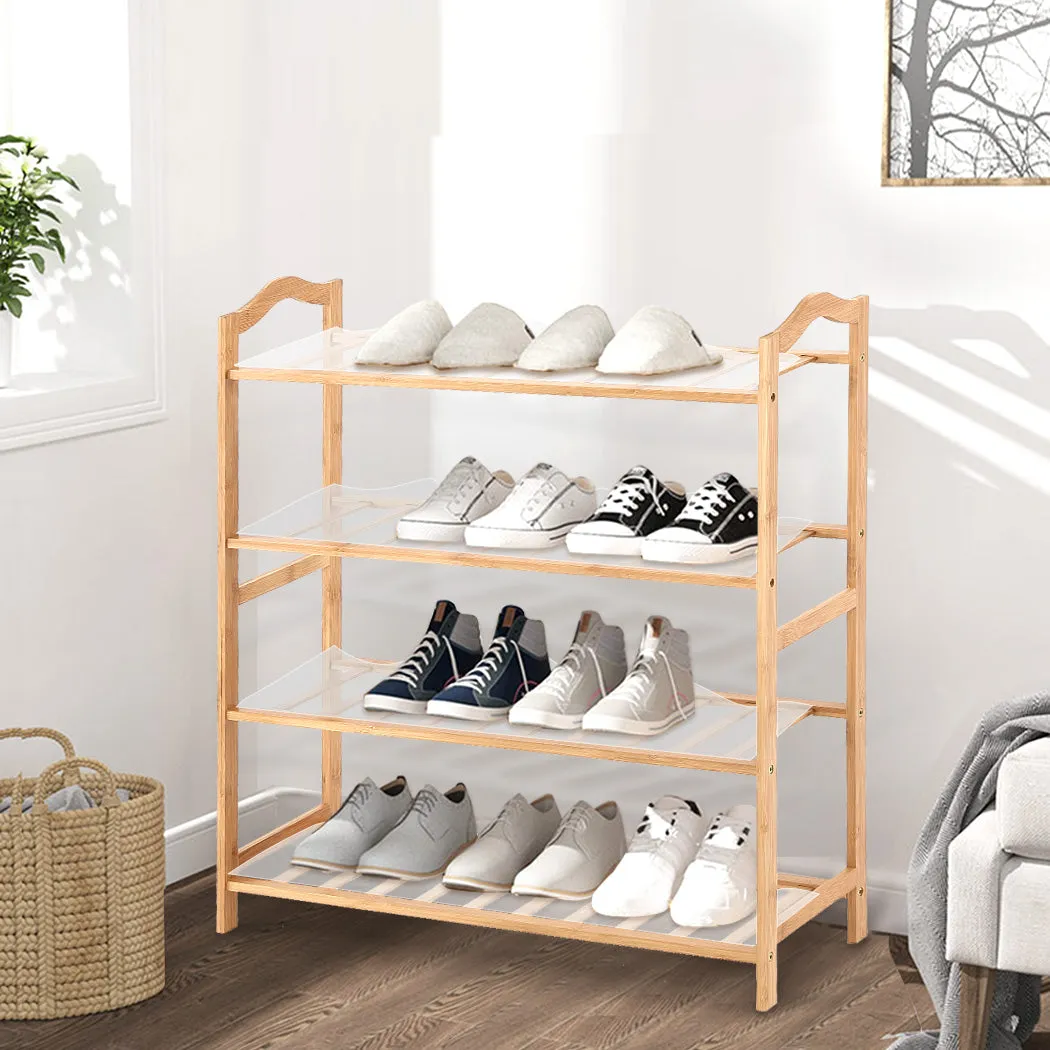 Levede Bamboo Shoe Rack Storage Wooden